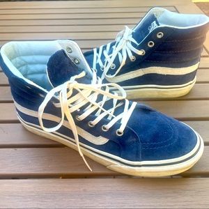 VANS GENUINE SUEDE AND LEATHER HIGH TOPS